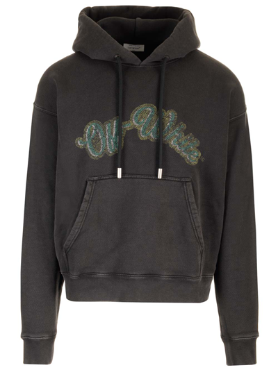 Shop Off-white Bacchus Hoodie In Nero
