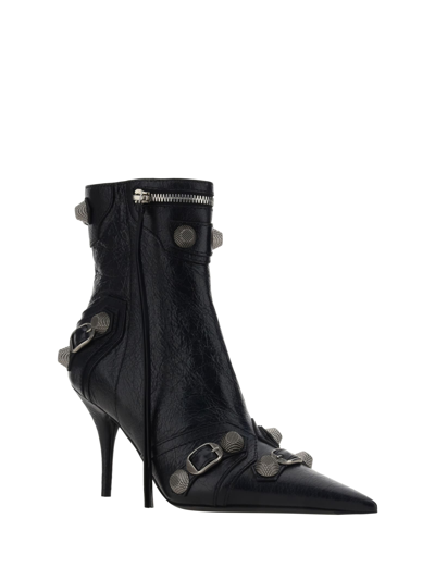 Shop Balenciaga Cagole H90 Boots In Black