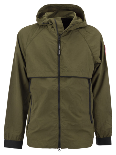 Shop Canada Goose Faber - Hooded Jacket In Verde