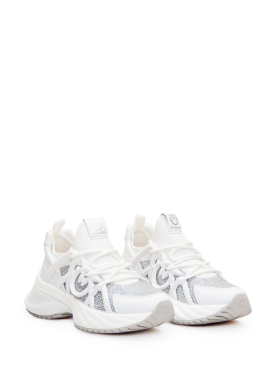 Shop Pinko Ariel 01 Sneaker In Bianco
