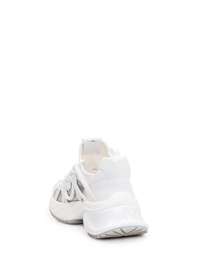 Shop Pinko Ariel 01 Sneaker In Bianco