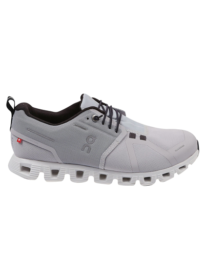 Shop On Cloud 5 Waterproof Sneakers In Glacier White