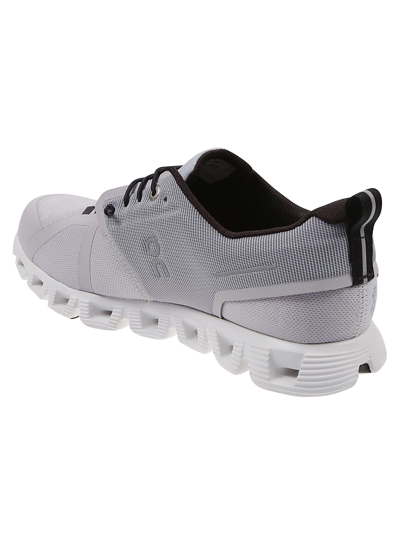 Shop On Cloud 5 Waterproof Sneakers In Glacier White