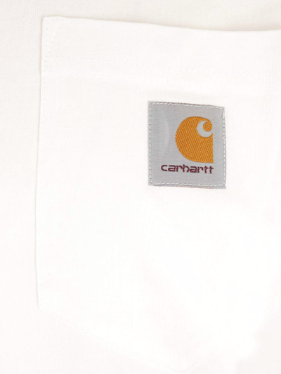 Shop Carhartt T-shirt With Pocket In .xx White