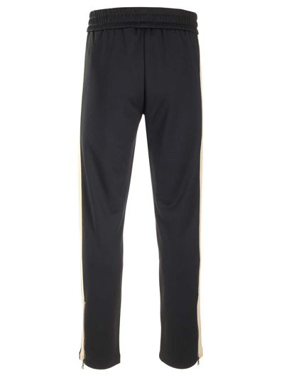 Shop Palm Angels Acetate Tracksuit Trousers In Nero