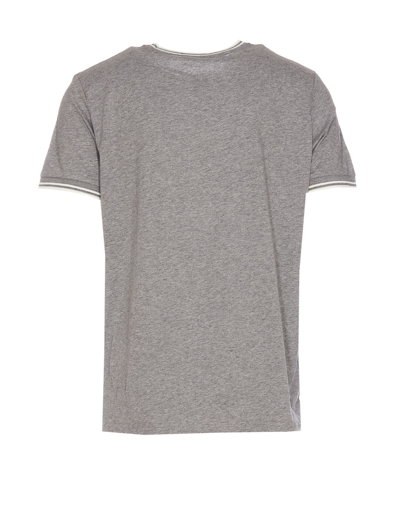 Shop Fred Perry Twin Tipped T-shirt In Steel Marl