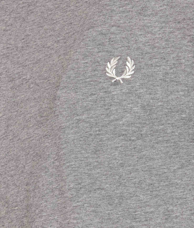 Shop Fred Perry Twin Tipped T-shirt In Steel Marl