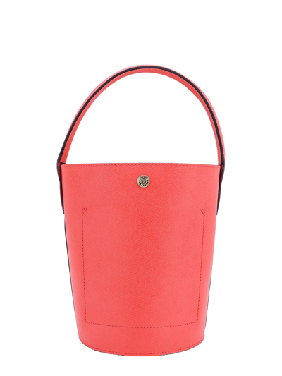 Shop Longchamp Re Bucket Bag In Fragola