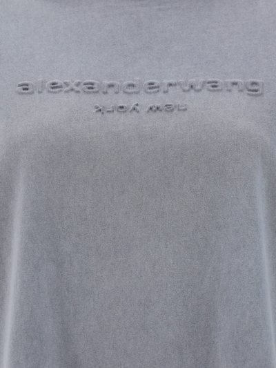 Shop Alexander Wang T-shirt In A Acid Fog