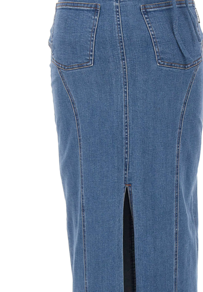 Shop Rotate Birger Christensen Stretchy Maxi Skirt In Blu