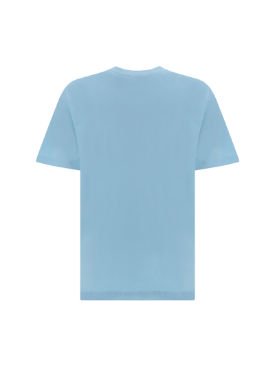 Shop Casablanca T-shirt In Azzurro