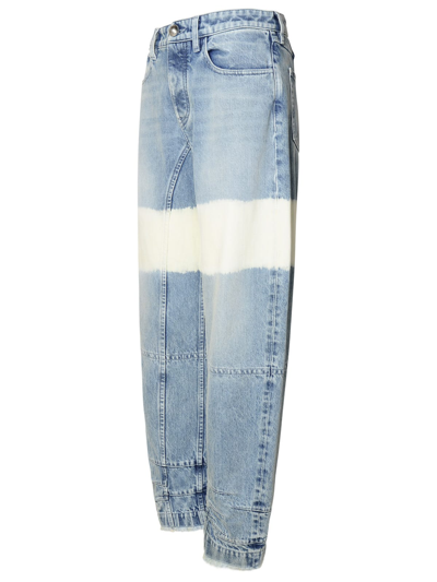 Shop Jil Sander Light Blue Organic Cotton Jeans In Denim