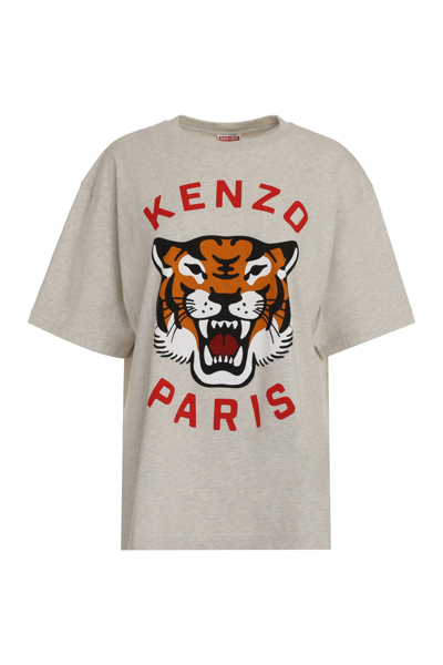 Shop Kenzo Cotton Crew-neck T-shirt