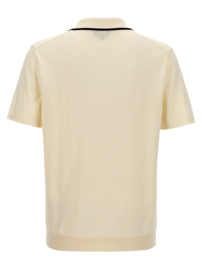 Shop Apc Flynn Polo Shirt In White