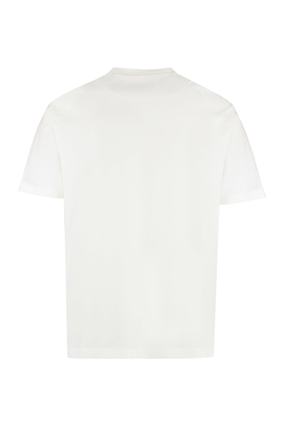 Shop Y-3 Cotton Crew-neck T-shirt