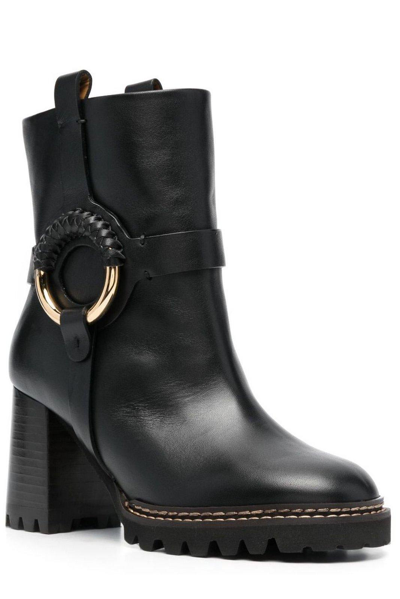 Shop See By Chloé Hana Heeled Boots In Black
