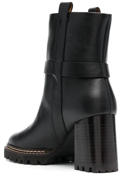 Shop See By Chloé Hana Heeled Boots In Black