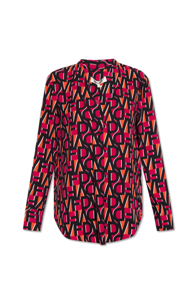 Shop Diane Von Furstenberg Sanorah Top In Pink