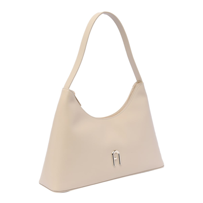 Shop Furla Small Diamante Shoulder Bag In S Grano
