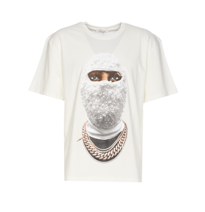 Shop Ih Nom Uh Nit Logo T-shirt With Mask Future Print In Off White