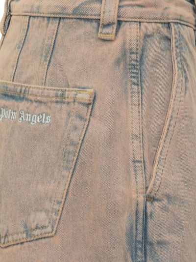 Shop Palm Angels Jeans With Logo