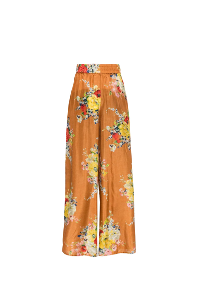 Shop Zimmermann Pants In Orange