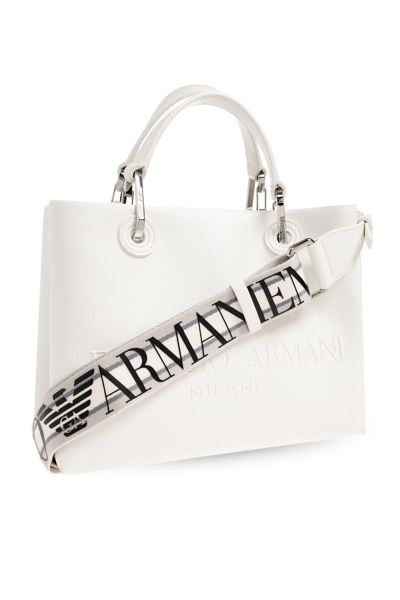 Shop Emporio Armani Shopper Bag With Logo