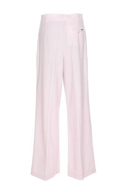 Shop Liu •jo Trousers In Pink