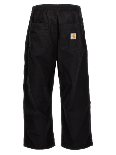 Shop Carhartt Judd Pants In Gd Black Garment Dyed