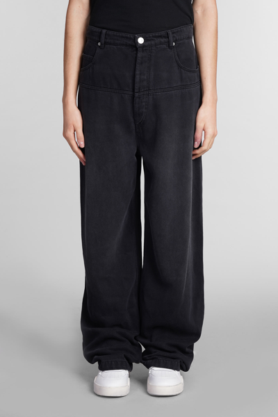 Shop Isabel Marant Teren Jeans In Black Cotton