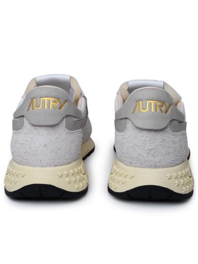 Shop Autry Two-tone Leather Sneakers In Multic
