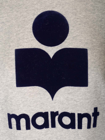 Shop Marant Etoile Mobyli Crewneck Sweatshirt In Grey