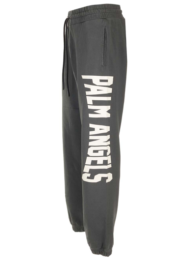 Shop Palm Angels Signature Sweatpants In Grey