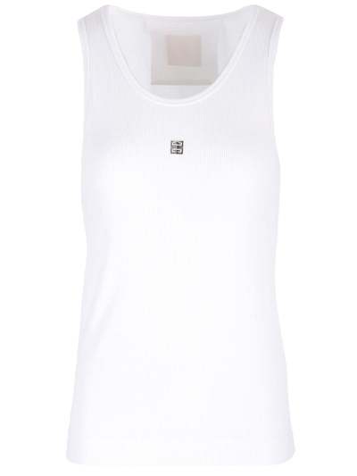 Shop Givenchy White 4g Top