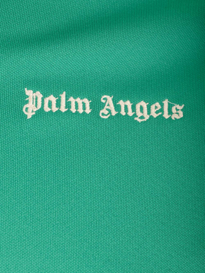 Palm Angels Classic Logo Track Jacket In Green