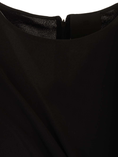 Shop Givenchy Cut Out Sheath Dress In Black