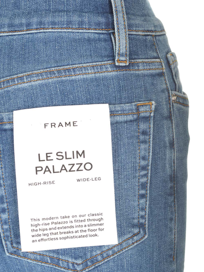 Shop Frame Le Slim Palazzo Jeans In Jtty Jetty