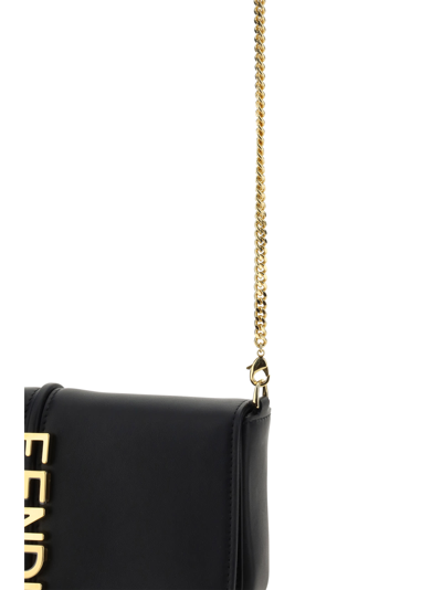 Shop Fendi Wallet With Chain In Kur Nero