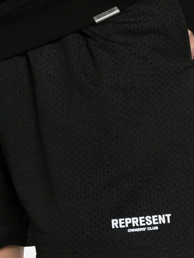 Shop Represent Black Shorts