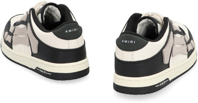 Shop Amiri Skel Top Low-top Sneakers In Neutrals/black