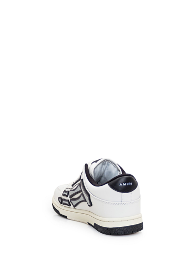 Shop Amiri Skel Top Sneaker In White/black