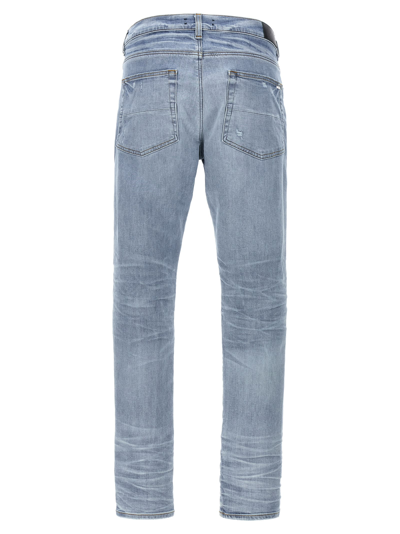 Shop Amiri Stack Jeans In Blue