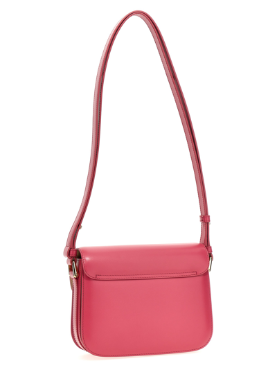 Shop Apc Grace Small Crossbody Bag In Fah Fuchsia