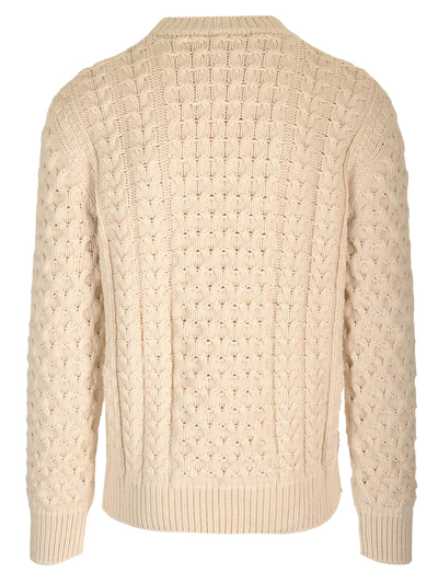 Shop Givenchy 4g Pullover In Cream