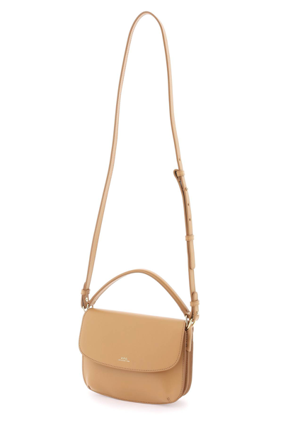 Shop Apc Sarah Mini Shoulder Bag In Cas Dulce