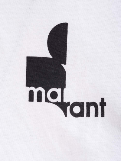 Shop Isabel Marant Zafferh T-shirt In White