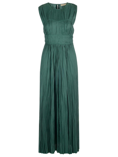 Shop Ulla Johnson Delia Plisse Dress In Green