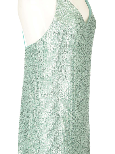 The Nina Studio Woman Midi Dress Light Green Size M Polyester In Light Blue
