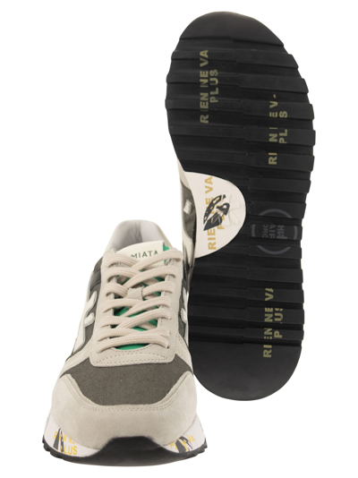 Shop Premiata Mick 6166 - Sneakers In Grigio