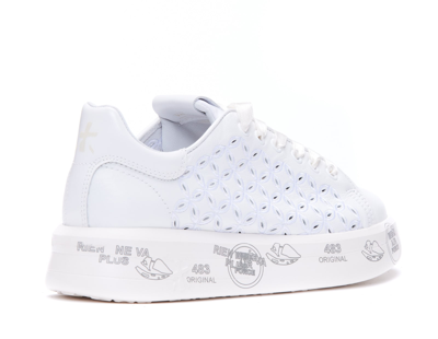 Shop Premiata Belle Sneakers In Bianco